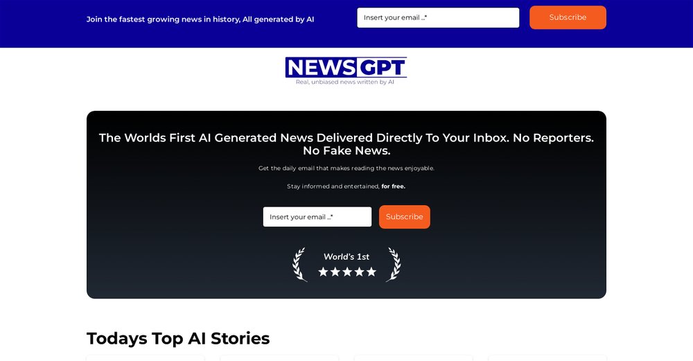 Приложение искусственного интеллекта NewsGPT
