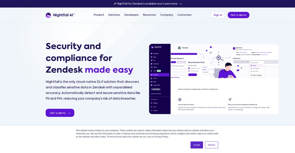 Приложение искусственного интеллекта Nightfall