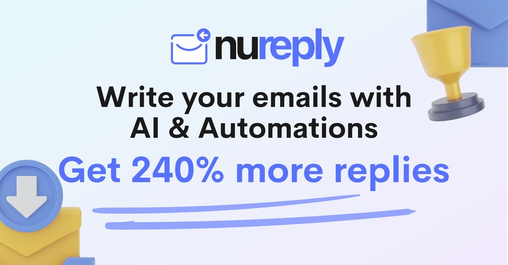 Nureply - платформа для автоматизации холодных рассылок по электронной почте