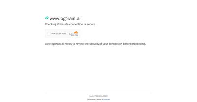 Приложение искусственного интеллекта OGBRAIN