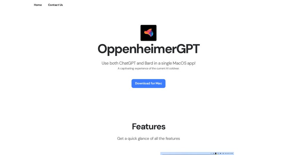 Приложение искусственного интеллекта OppenheimerGPT