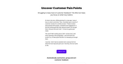 Приложение искусственного интеллекта Painpoints