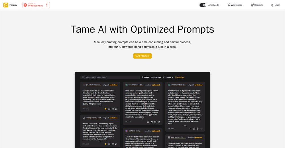 Приложение искусственного интеллекта Palaxy