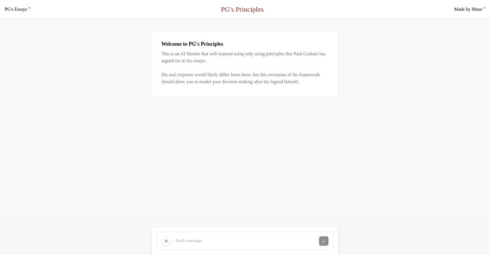 Приложение искусственного интеллекта PGS Principles