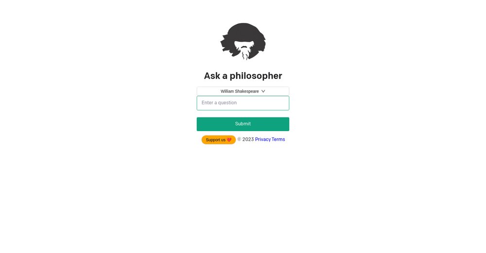 Приложение искусственного интеллекта Philosophy