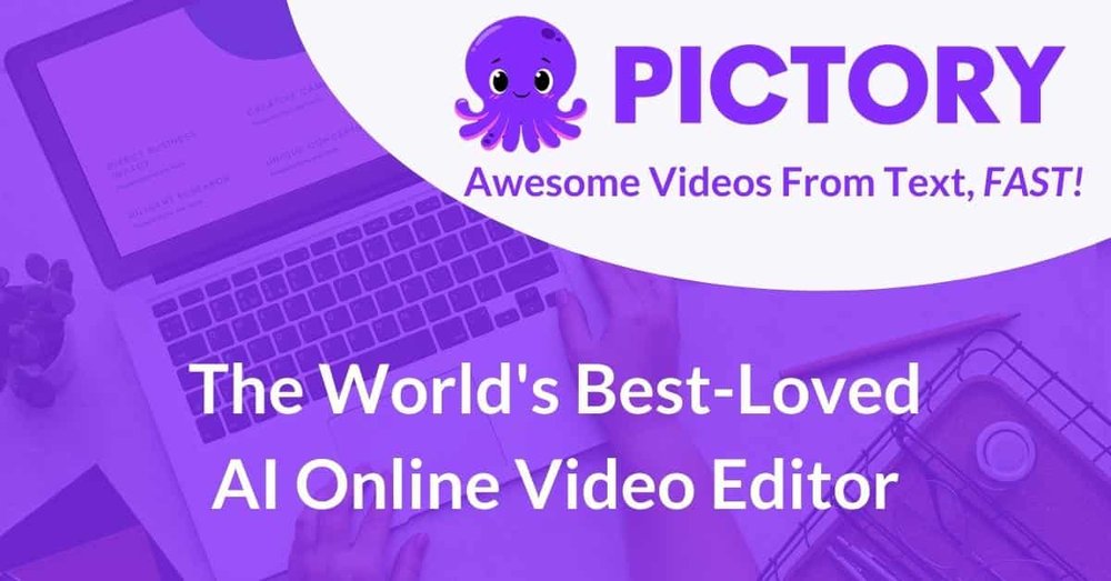 Pictory - конвертируйте текстовые сценарии и статьи в видеоролики с помощью стокового видеоматериала.