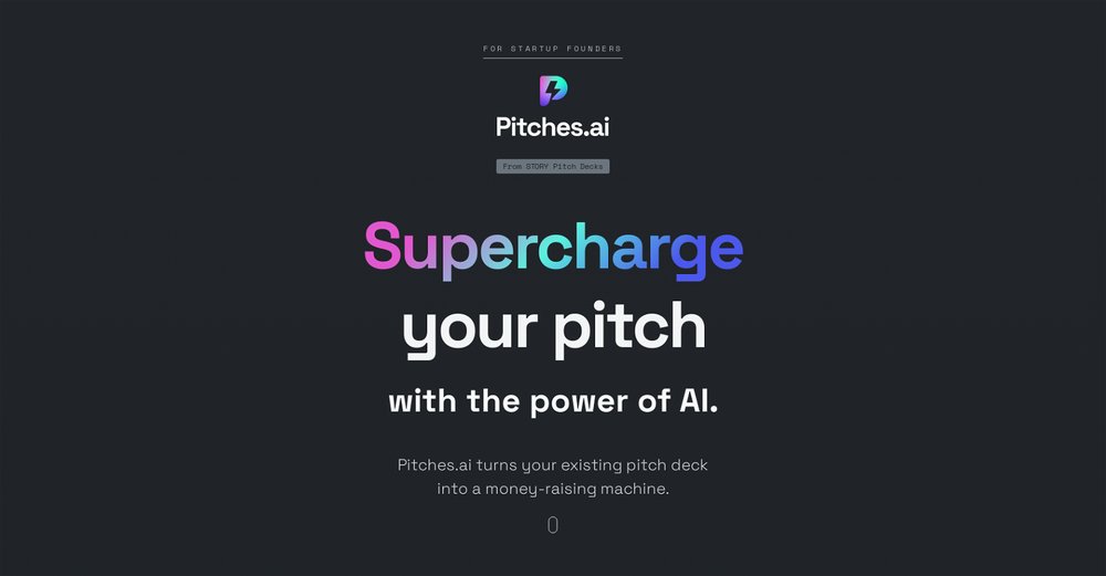 Приложение искусственного интеллекта Pitches.ai