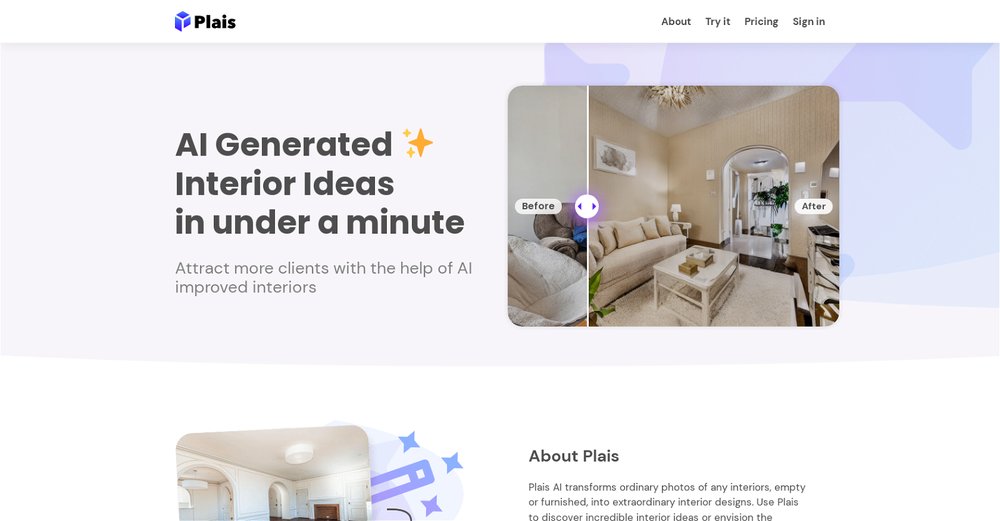 Приложение искусственного интеллекта Plais