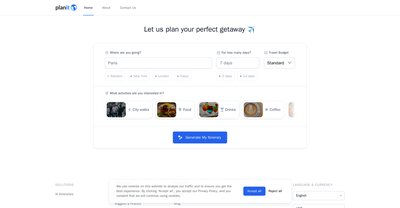 Приложение искусственного интеллекта Planit Earth