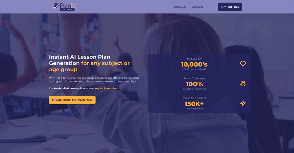 Приложение искусственного интеллекта Planit Teachers