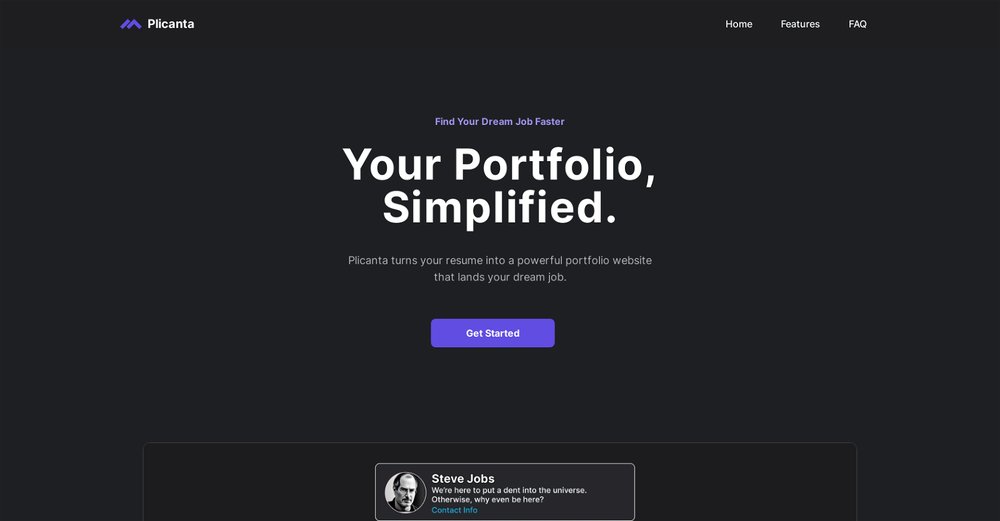 Приложение искусственного интеллекта Plicanta