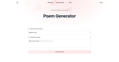 Приложение искусственного интеллекта Poetry Tips