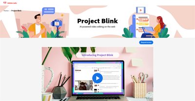 Приложение искусственного интеллекта Project Blink