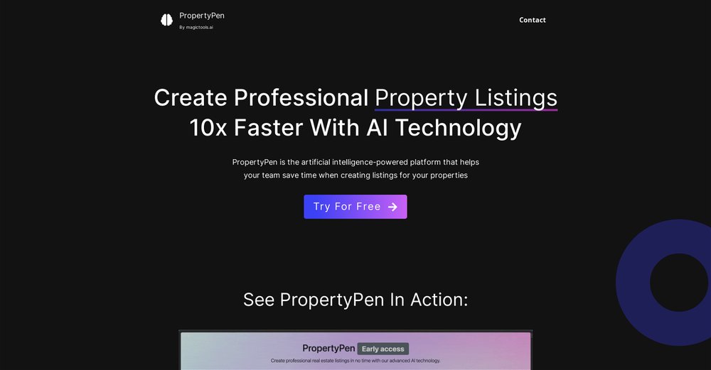 Приложение искусственного интеллекта PropertyPen