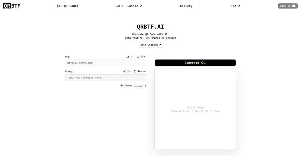 Приложение искусственного интеллекта QRBTF