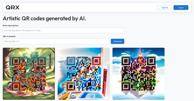 Приложение искусственного интеллекта QRX Codes