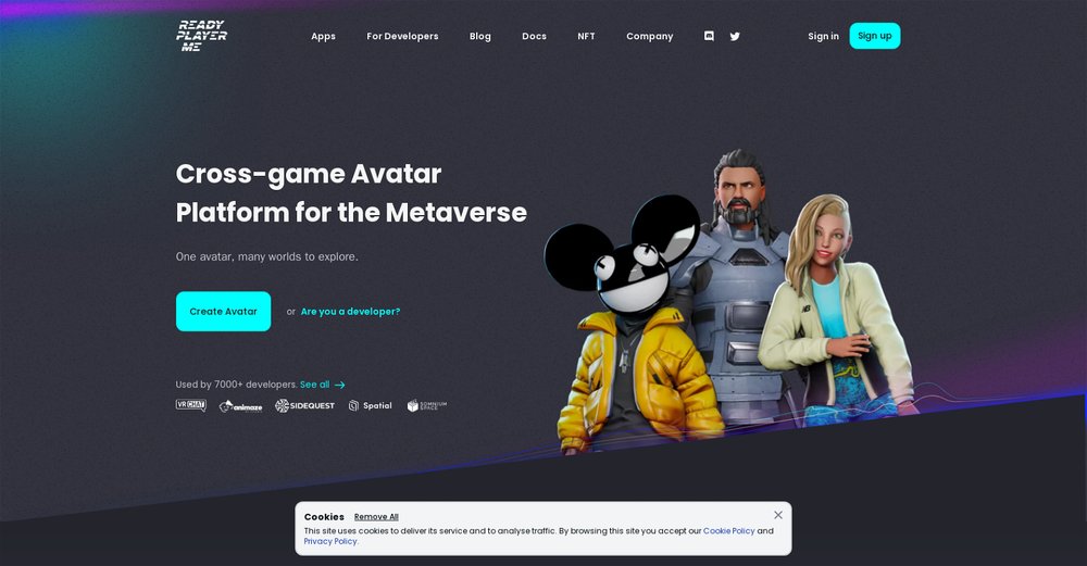 Приложение искусственного интеллекта Ready Player Me