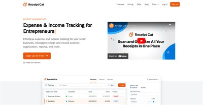 Приложение искусственного интеллекта Receipt Cat