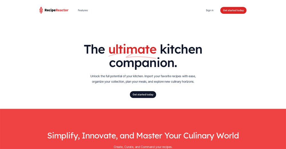 Приложение искусственного интеллекта Recipe reactor