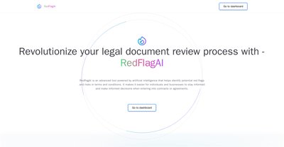 Приложение искусственного интеллекта Redflag