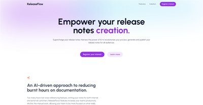 Приложение искусственного интеллекта ReleaseFlow