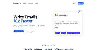 Приложение искусственного интеллекта Remail