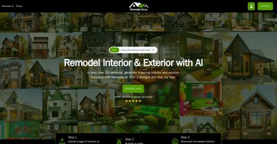 Приложение искусственного интеллекта Remodel AI