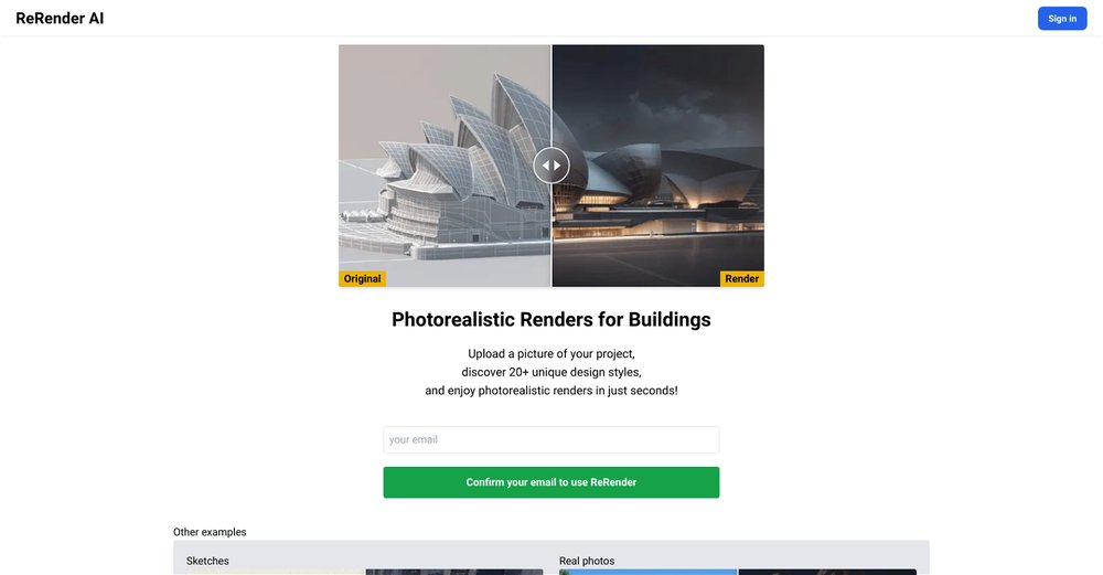 Приложение искусственного интеллекта ReRender AI