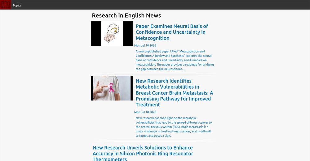 Приложение искусственного интеллекта Research in English