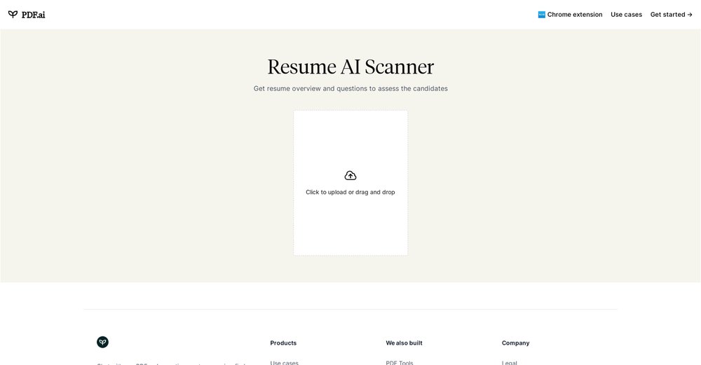 Приложение искусственного интеллекта Resume Scanner