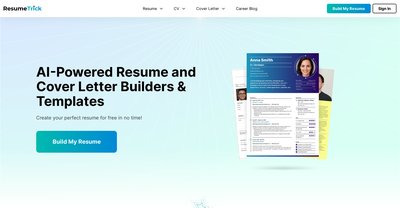 Приложение искусственного интеллекта Resume Trick