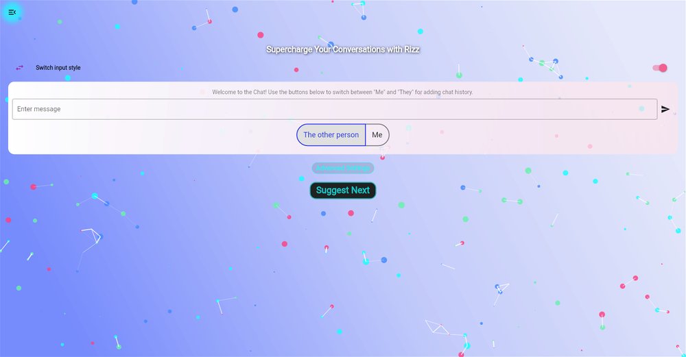 Приложение искусственного интеллекта Rizz