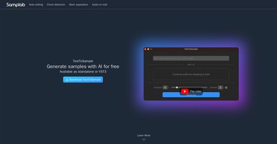 Приложение искусственного интеллекта Samplab