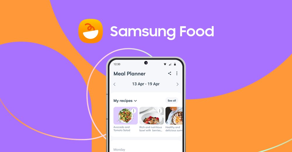 Samsung Food - приложение для сохранения, обмена и планирования рецептов, а также планирования еды и покупок продуктов.