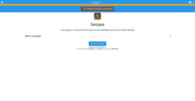 Приложение искусственного интеллекта Sanjaya chatbot