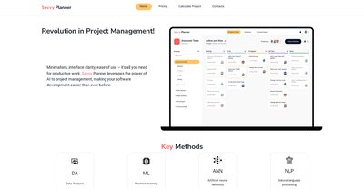 Приложение искусственного интеллекта Savvy Planner