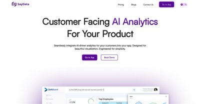 Приложение искусственного интеллекта SayData