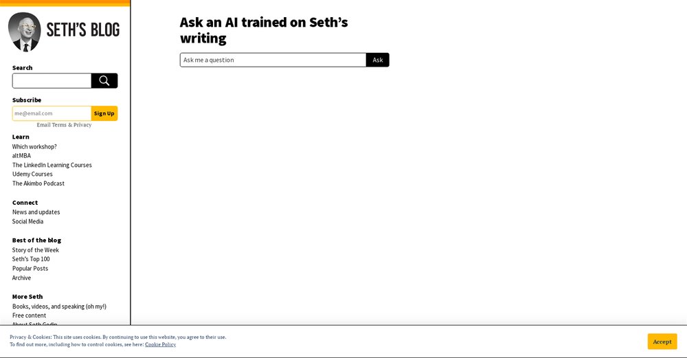 Приложение искусственного интеллекта Seths Chatbot