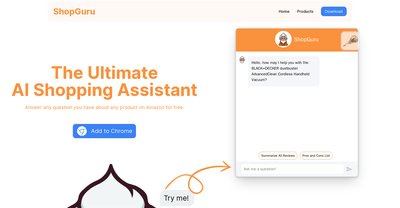 Приложение искусственного интеллекта ShopGuru