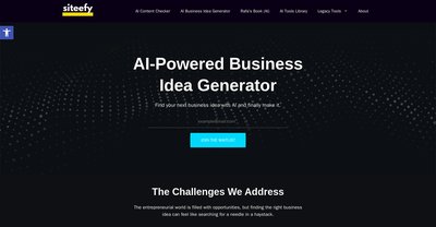Приложение искусственного интеллекта Siteefy business names