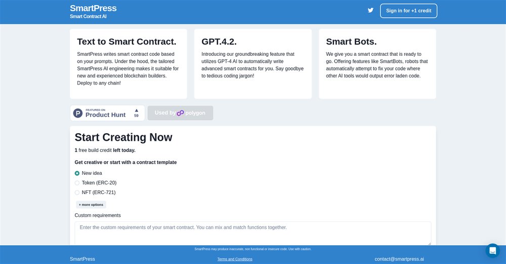 Приложение искусственного интеллекта SmartPress