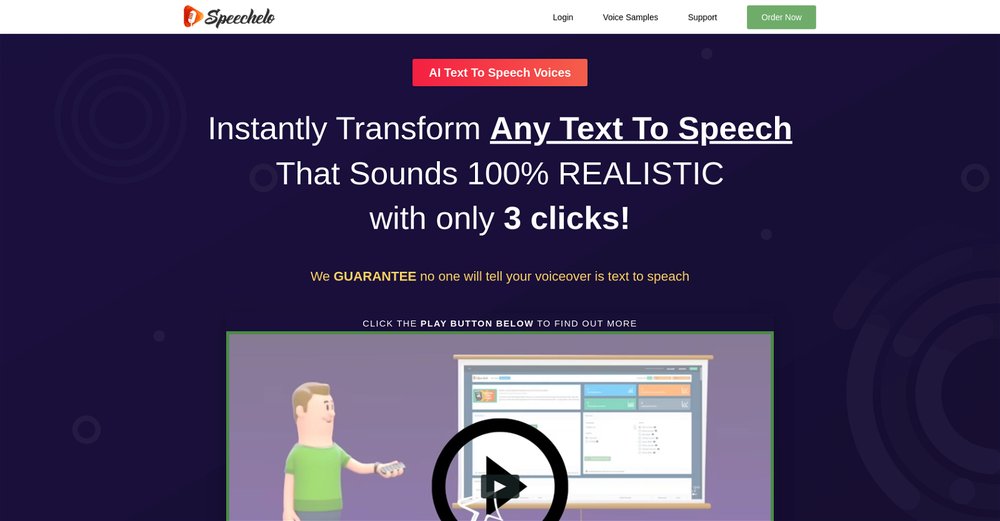 Приложение искусственного интеллекта Speechelo