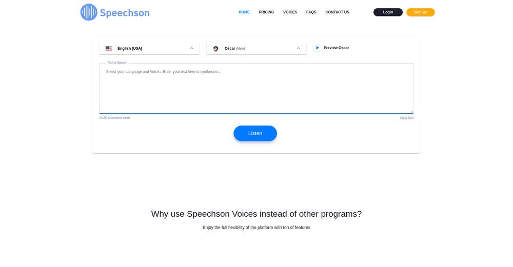 Приложение искусственного интеллекта Speechson
