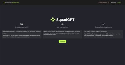 Приложение искусственного интеллекта SquadGPT