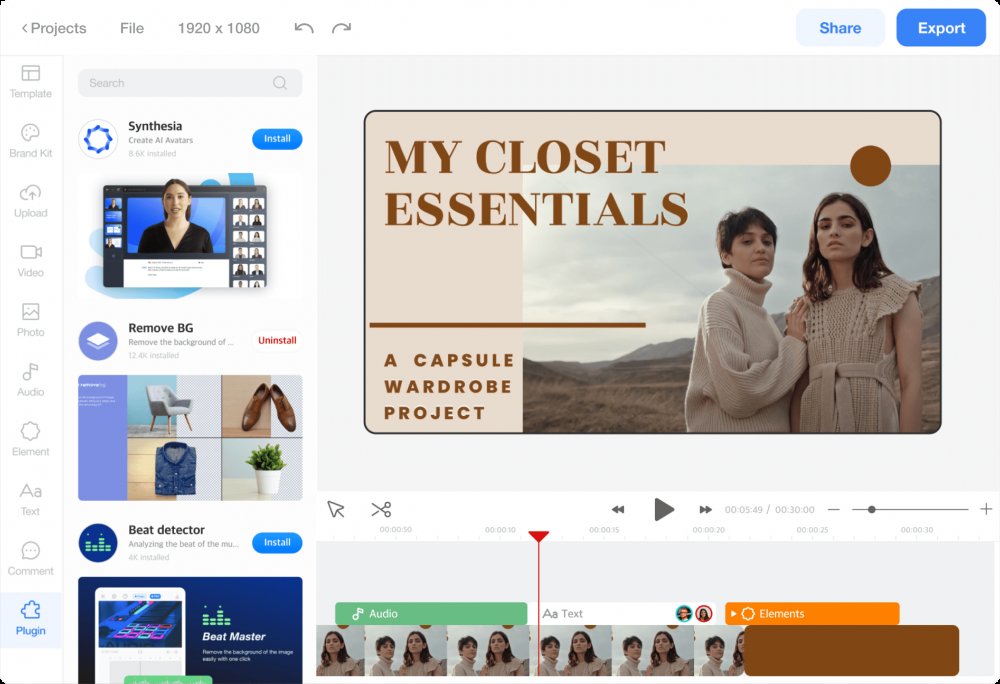 Ssemble - платформа для создания видеороликов и онлайн-редактор видео
