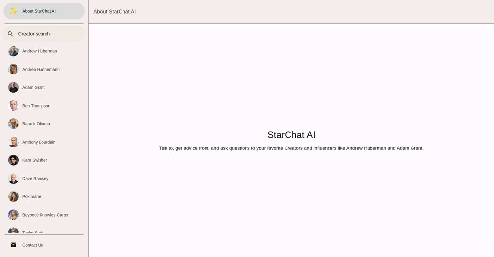 Приложение искусственного интеллекта StarChatAI