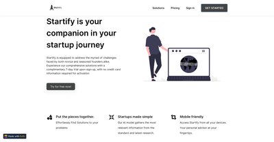 Приложение искусственного интеллекта Startify
