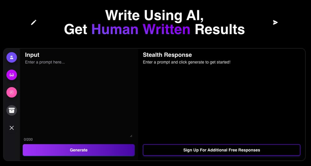 Приложение искусственного интеллекта StealthGPT