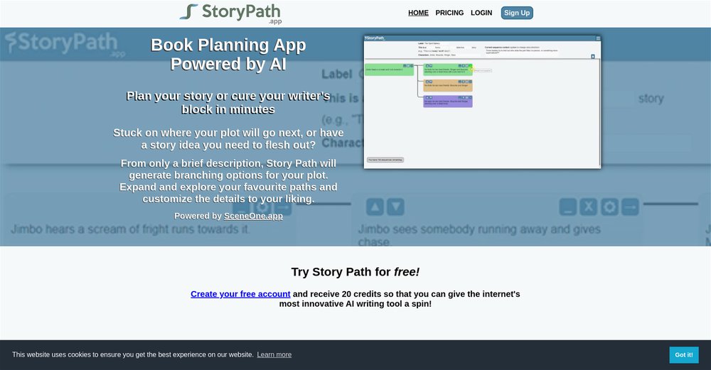 Приложение искусственного интеллекта Story Path