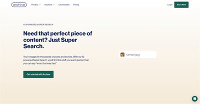 Приложение искусственного интеллекта Super Search